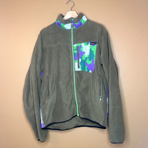 Rare Kid Robot Fleece Zip-Up jacket Medium - Picture 3 of 8